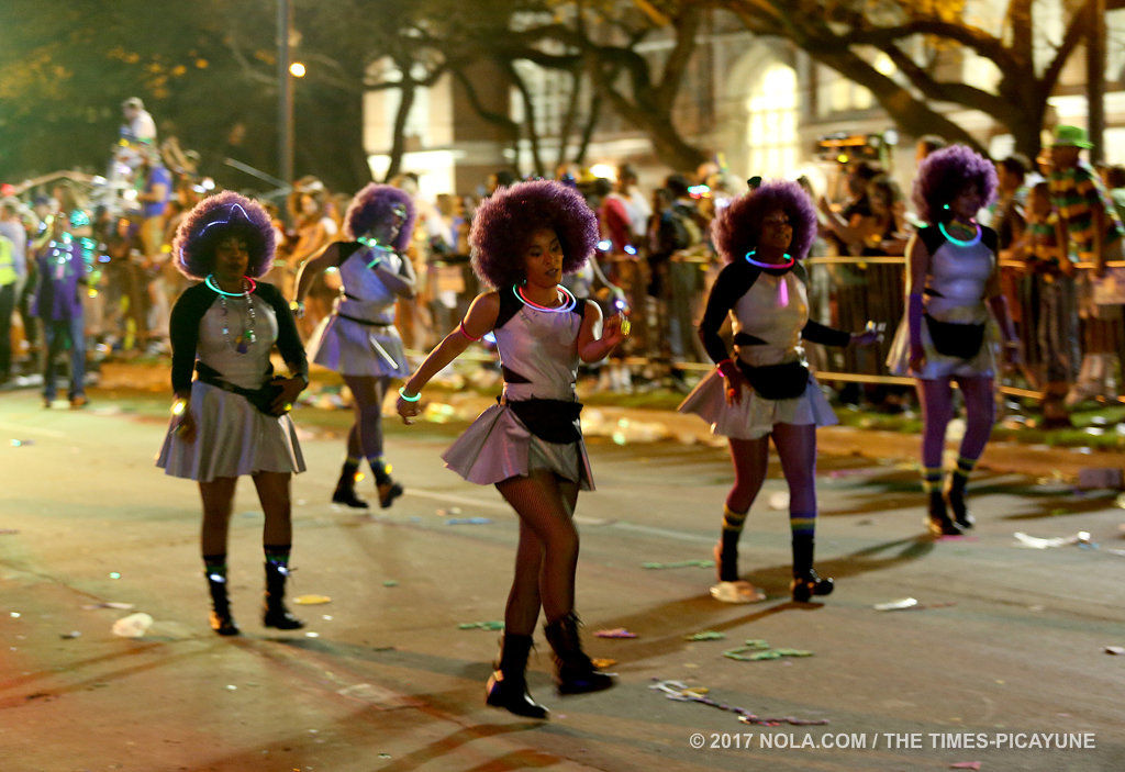 Our favorite photos from Friday's Mardi Gras fun